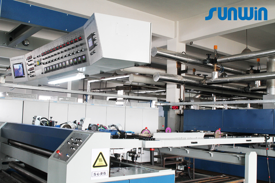 Thermal Oil Heated Stenter Frame Fabric Heat Setting Machine For Fleece Fabrics