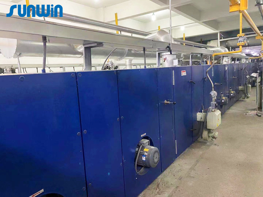 2400mm Rotary Printing On Fabric 100m/Min Hot Air Heat Setting Machine