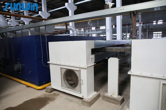 After Continuous Washing Machine Fabric Heat Setting Finishing Stenter Machine